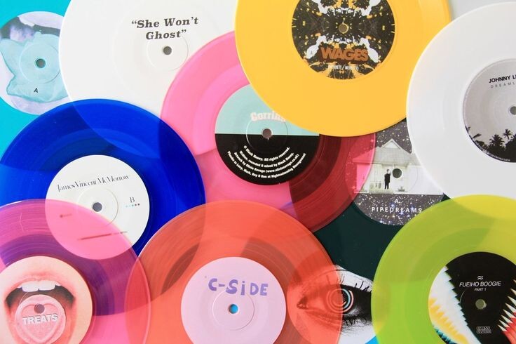 Цветные виниловые пластинки