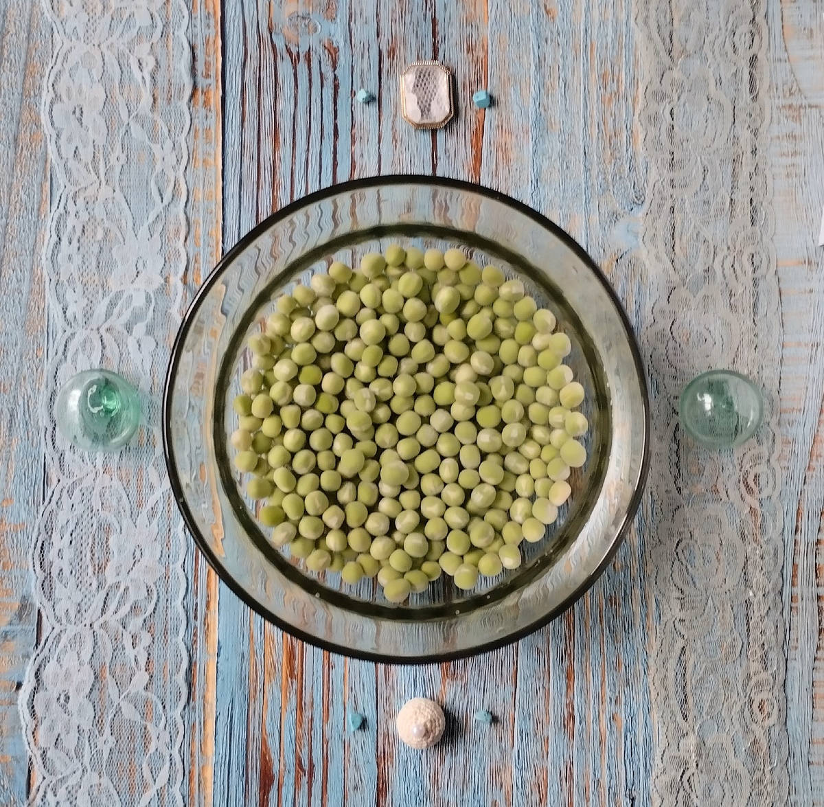 Замачивание гороха сорт "Мадрас".