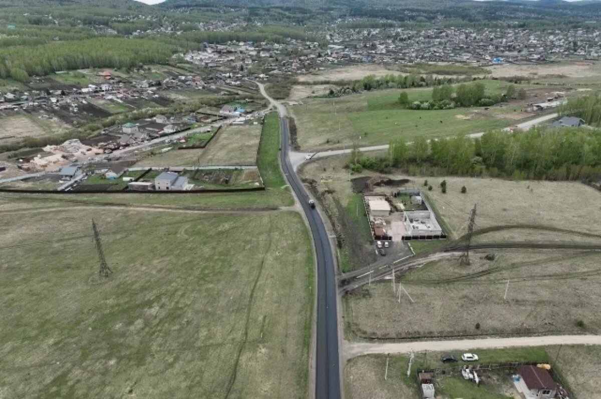    В Красноярском крае начали ремонт дороги в районе Минино