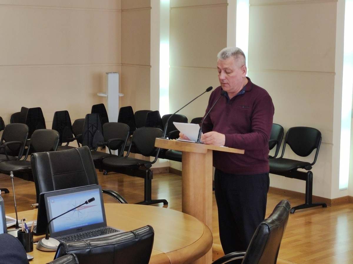 Фото Главы Нижнеингашского района Малышкина П.А. на совещании по МКПР в г. Красноярске 24.05.2023 г.