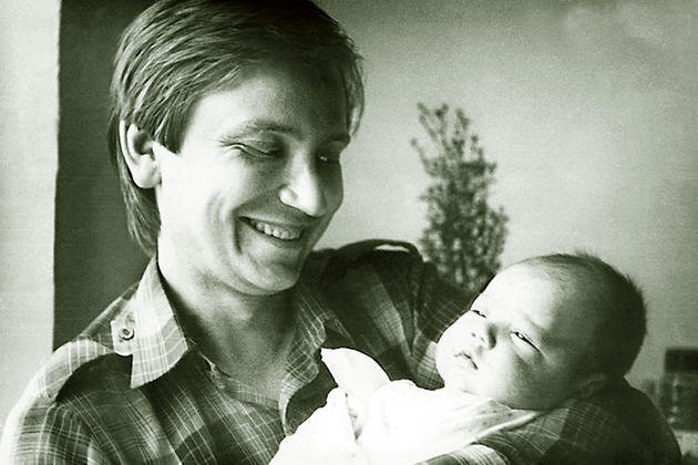 Владимир с дочкой Надей.