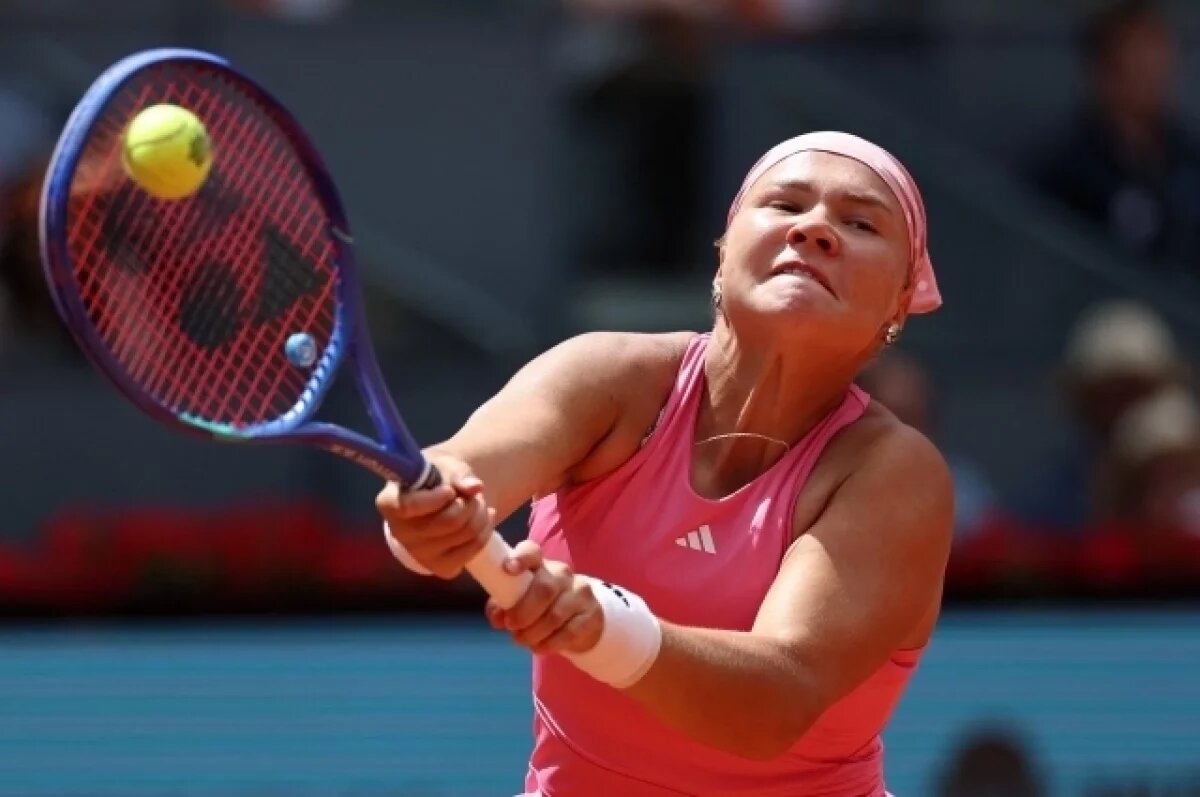    Воспитанница теннисной школы Тольятти уступила 6-й ракетке мира