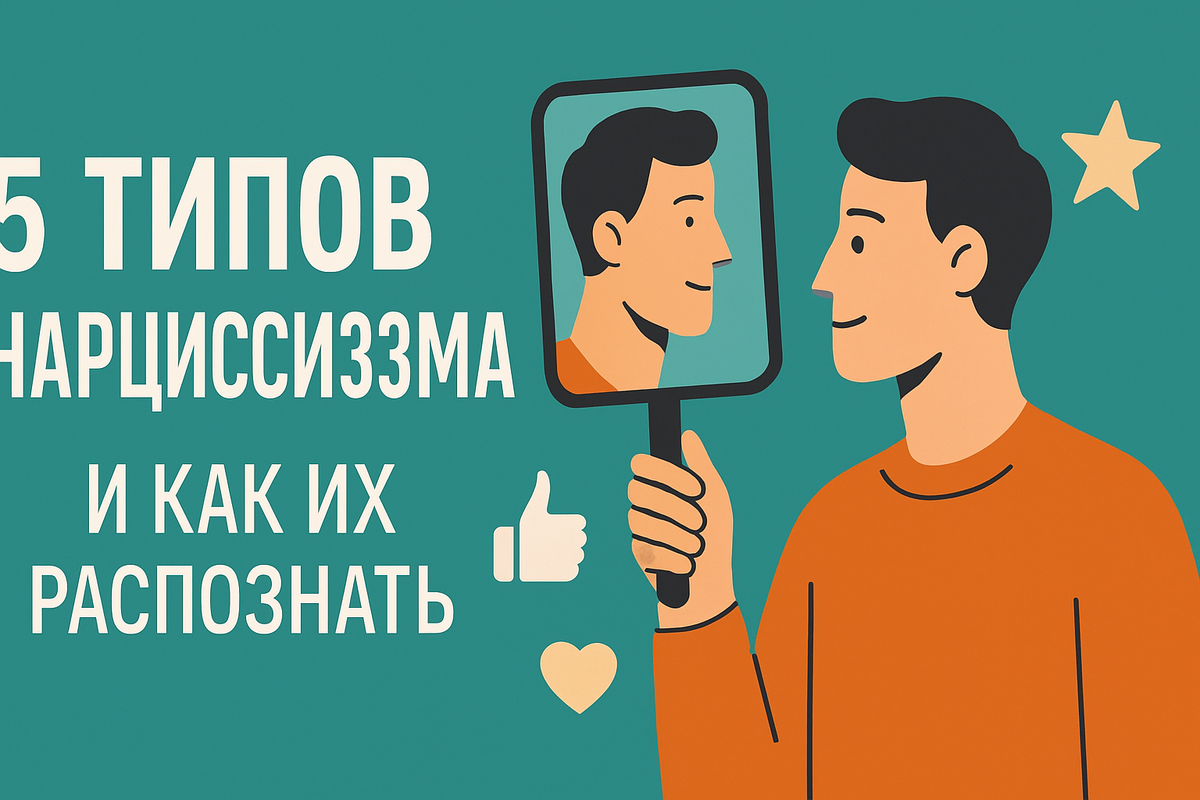 🧠 5 типов нарциссизма и как их распознать