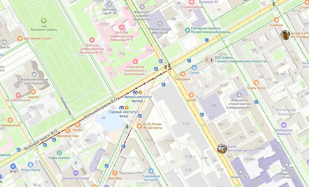    Фото: скрин Яндекс Пробки