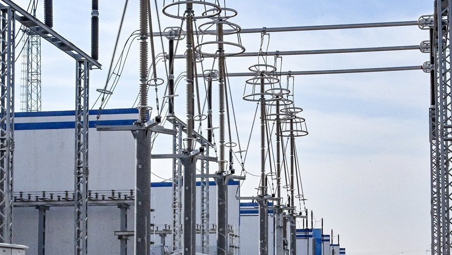    Электроподстанция "Пахра" в Подмосковье Автор фото: Александр Астафьев/POOL/ТАСС
