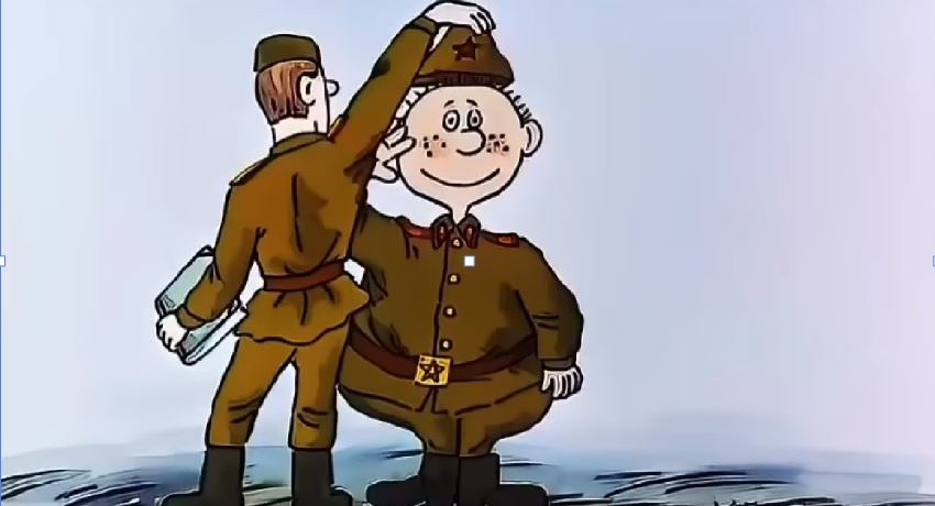 Год прошел, другой проходит, Вот уже пора приходит, В Красной армии служить, С дисциплиною дружить