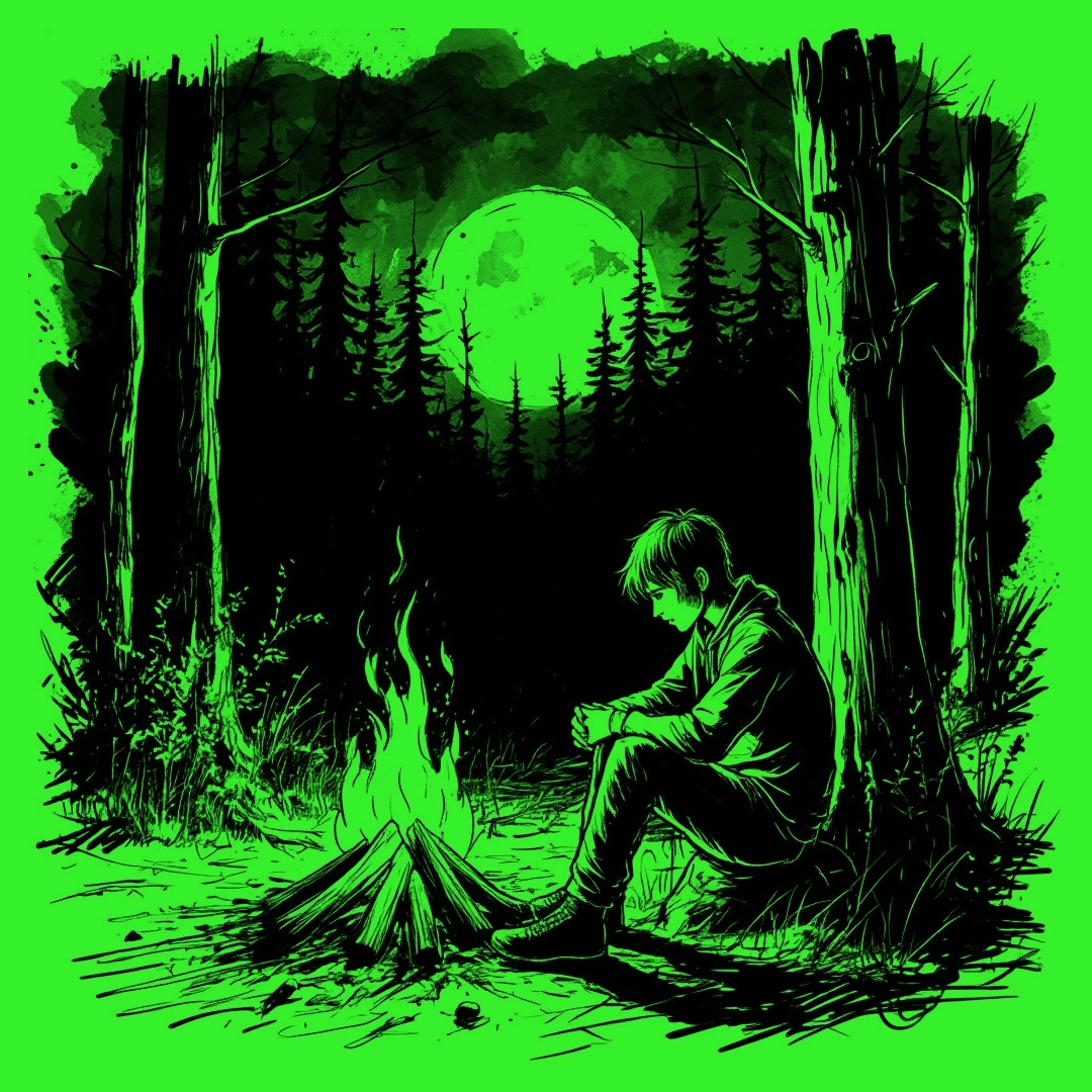 Я разбил лагерь. Развел костёр. 