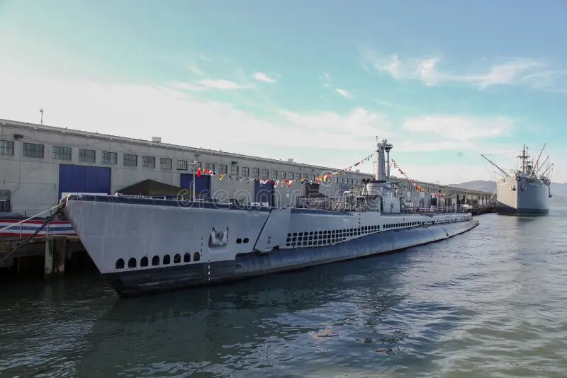 USS Pampanito подводная лодка ВМС США. Когда 7 декабря 1941 года японская авиация атаковала Перл-Харбор, подводные силы США оказались едва ли не единственным родом войск, сохранившим боеспособность.