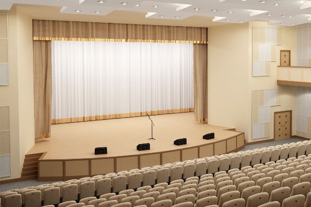 Сцена актового зала 