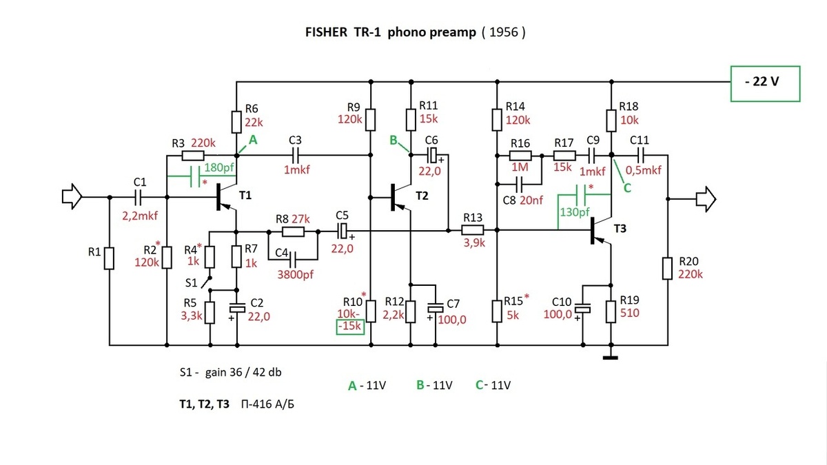 схема с изменениями