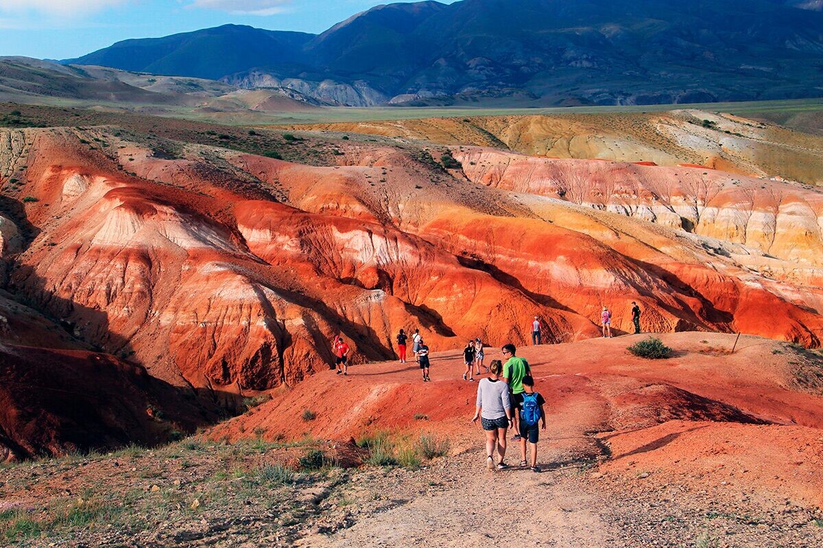 Долина Кызыл-Чин в Чуйской степи, Республика Алтай
Фото: Андрей Каспришин / РИА Новости