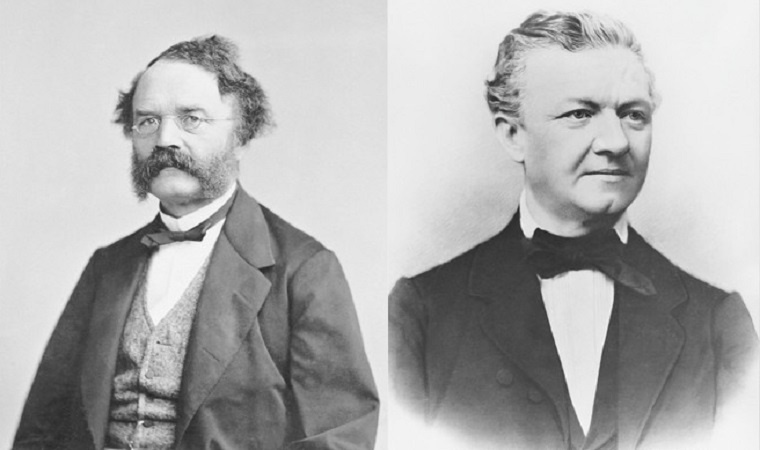 Вернер Сименс и Иоганн Гальске. Фото найдено в свободном доступе в интернете.