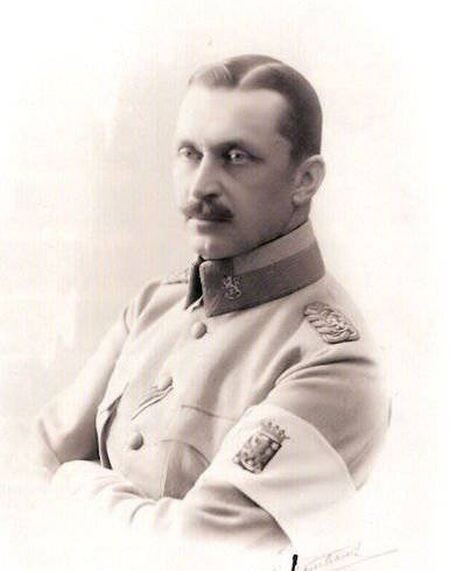 Финский главнокомандующий Маннергейм в 1918 году.