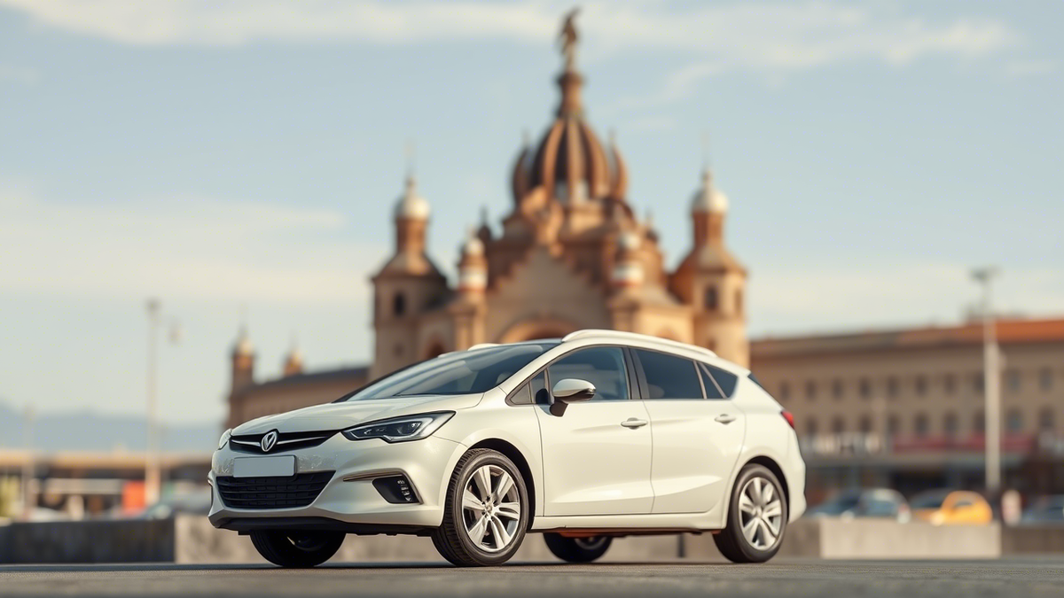 Арендованный автомобиль в Валенсии 