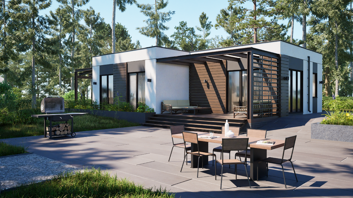 Железобетонный дом "Модерн"