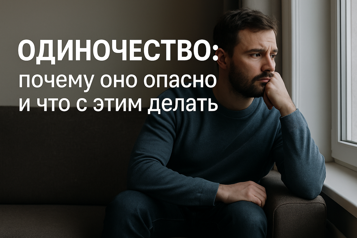🕯️ Одиночество: почему оно опасно и что с этим делать