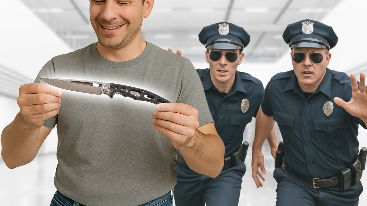 В каких случаях нож может вызвать подозрение?