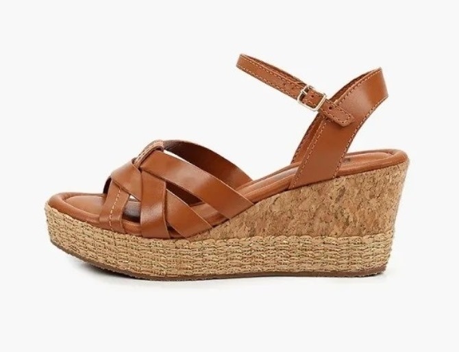 Босоножки на танкетке