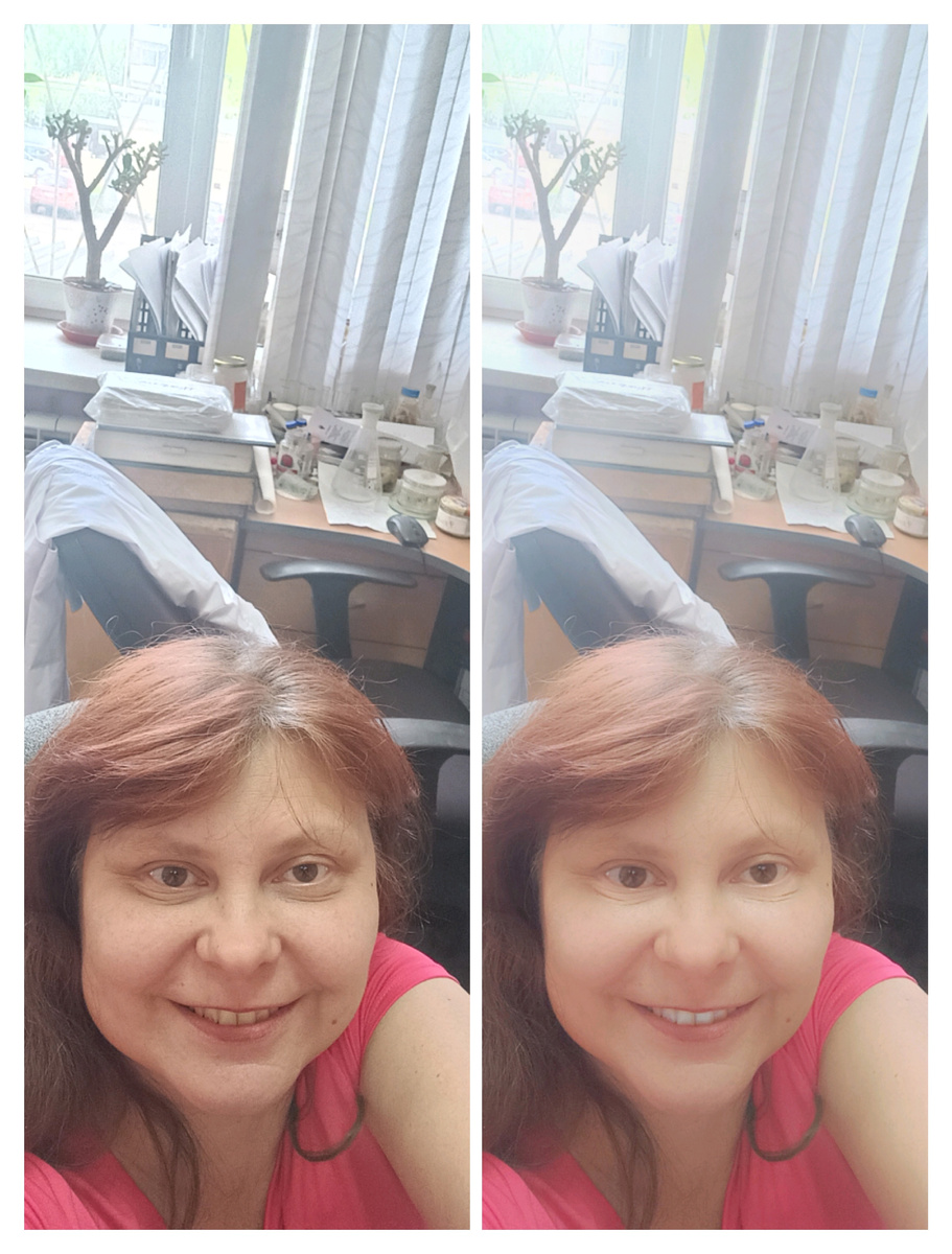 Коллаж. До обработки и после