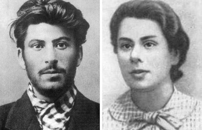 Людмила Сталь и Иосиф Джугашвили в период их знакомства