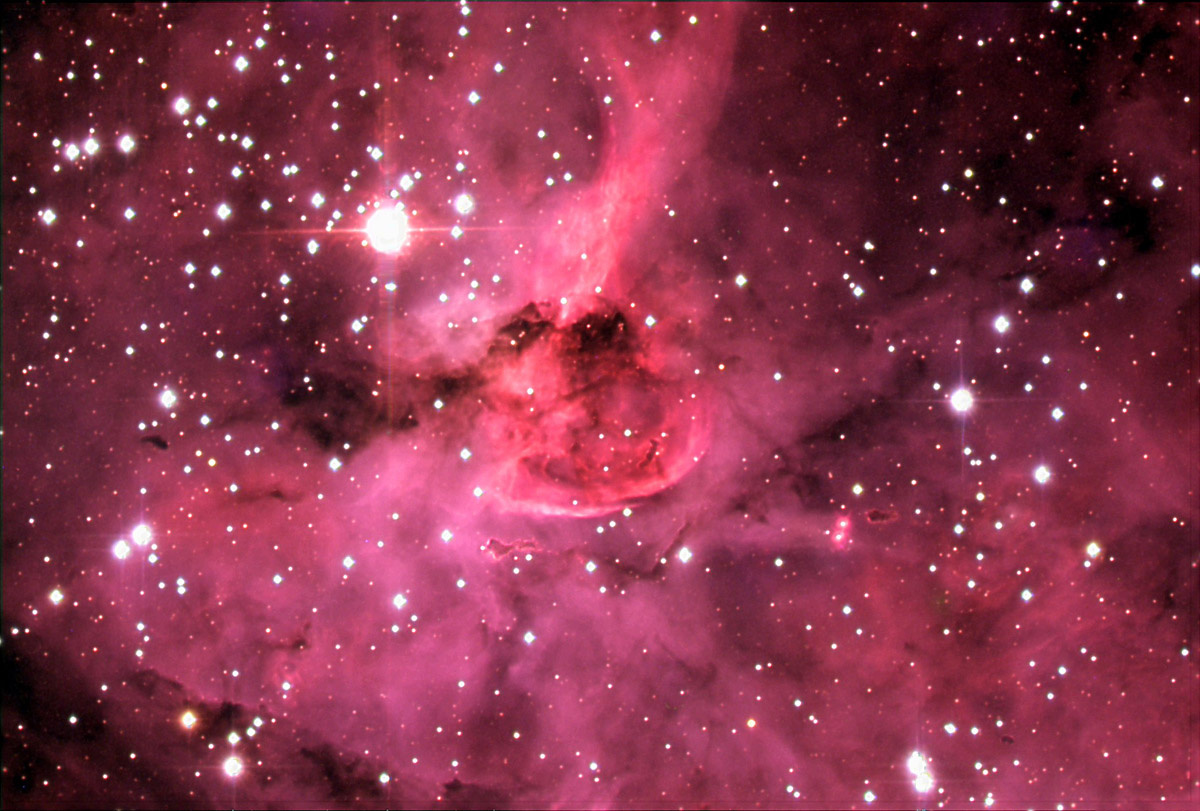Розовая туманность.