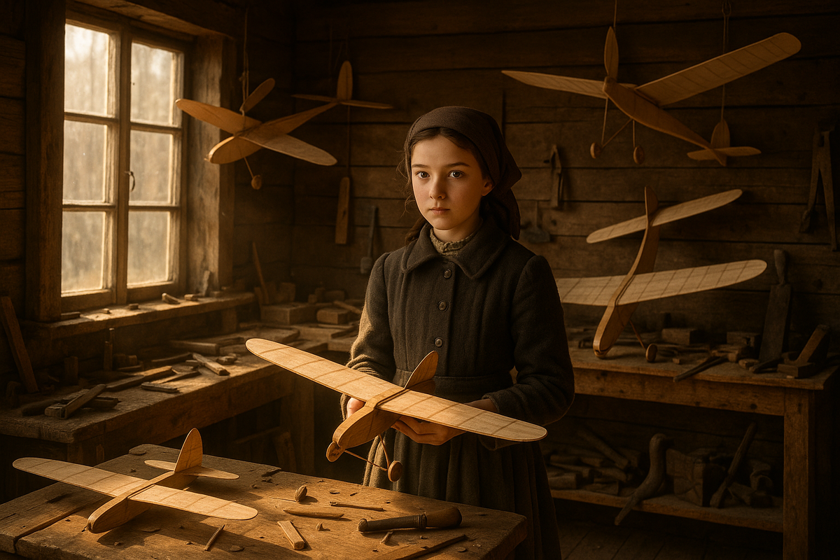 Её не учили мечтать о небе. Она в нём выросла