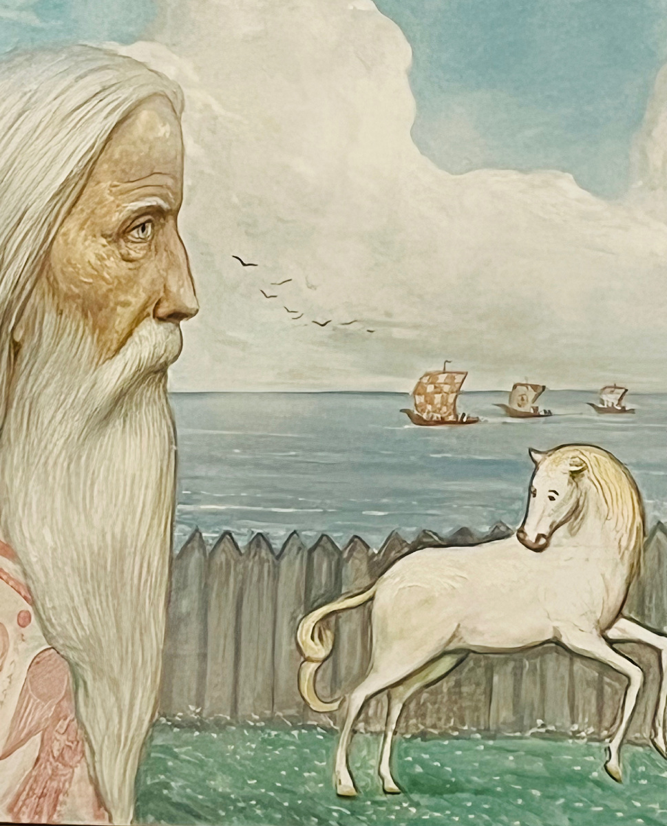 Илья Глазунов. Остров Роген. Жрец.