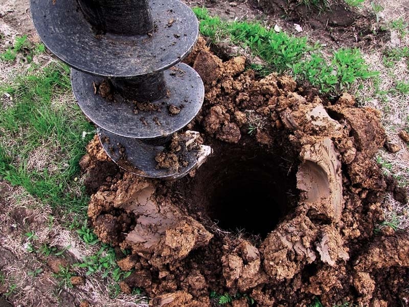 пробное бурение