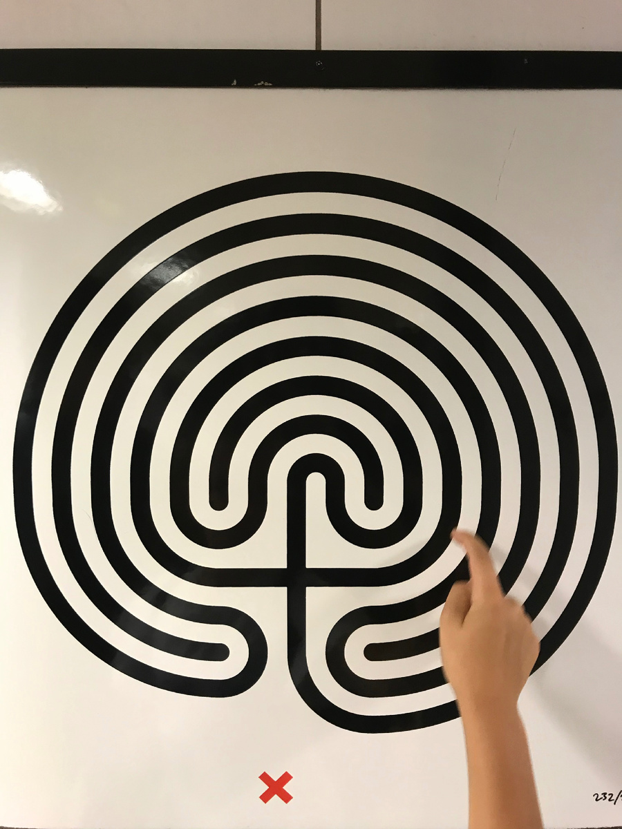 Лабиринт. Лондонское метро. Фотография из личного архива. 