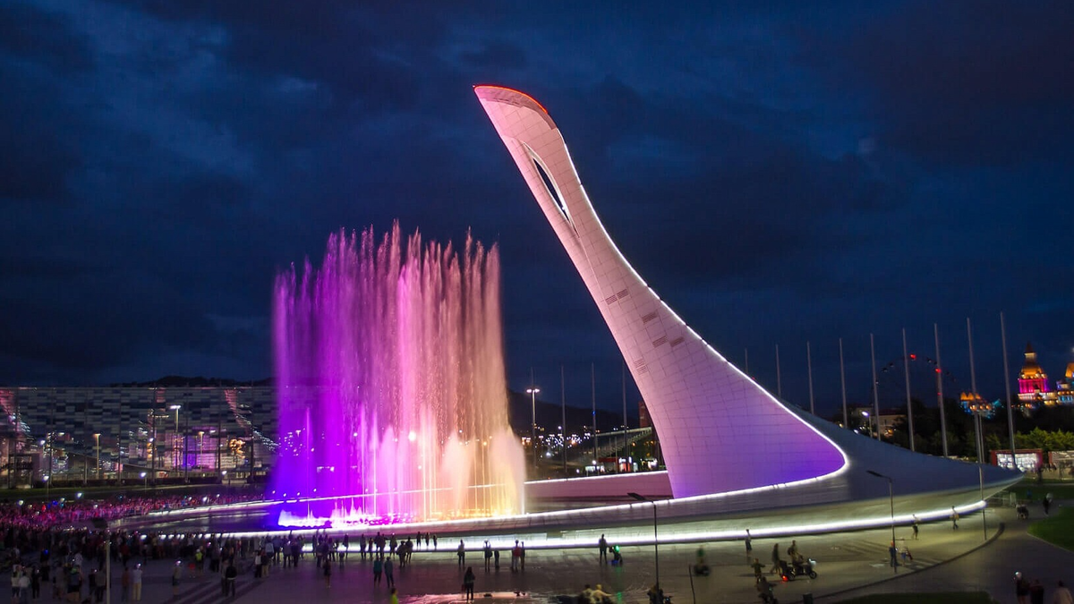 Олимпийский парк в Сочи. Источник: anastasiyasochi.ru