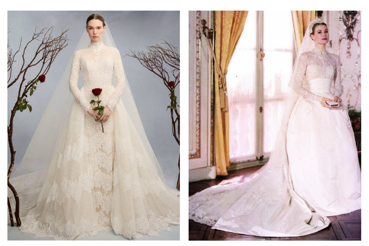 Слева на право; Roses by reem acra, Grace Patricia Kelly/Helen Rose. 