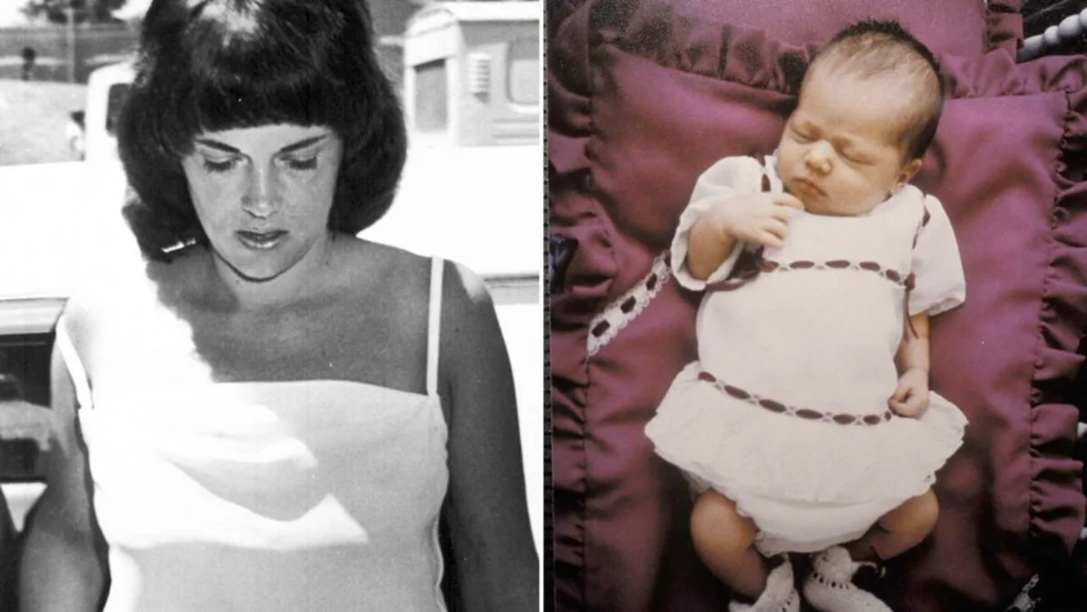 А это - настоящая Линди Чемберлен и её маленькая дочка Азария 