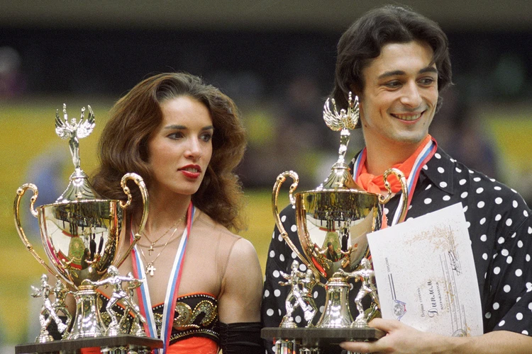 Илья Авербух и Ирина Лобачева в 1996 году