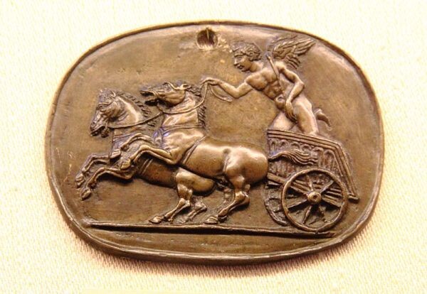 Аллегория колесницы души, управляемой Эросом. Коллекция музея Барджелло, Флоренция, середина XV в.