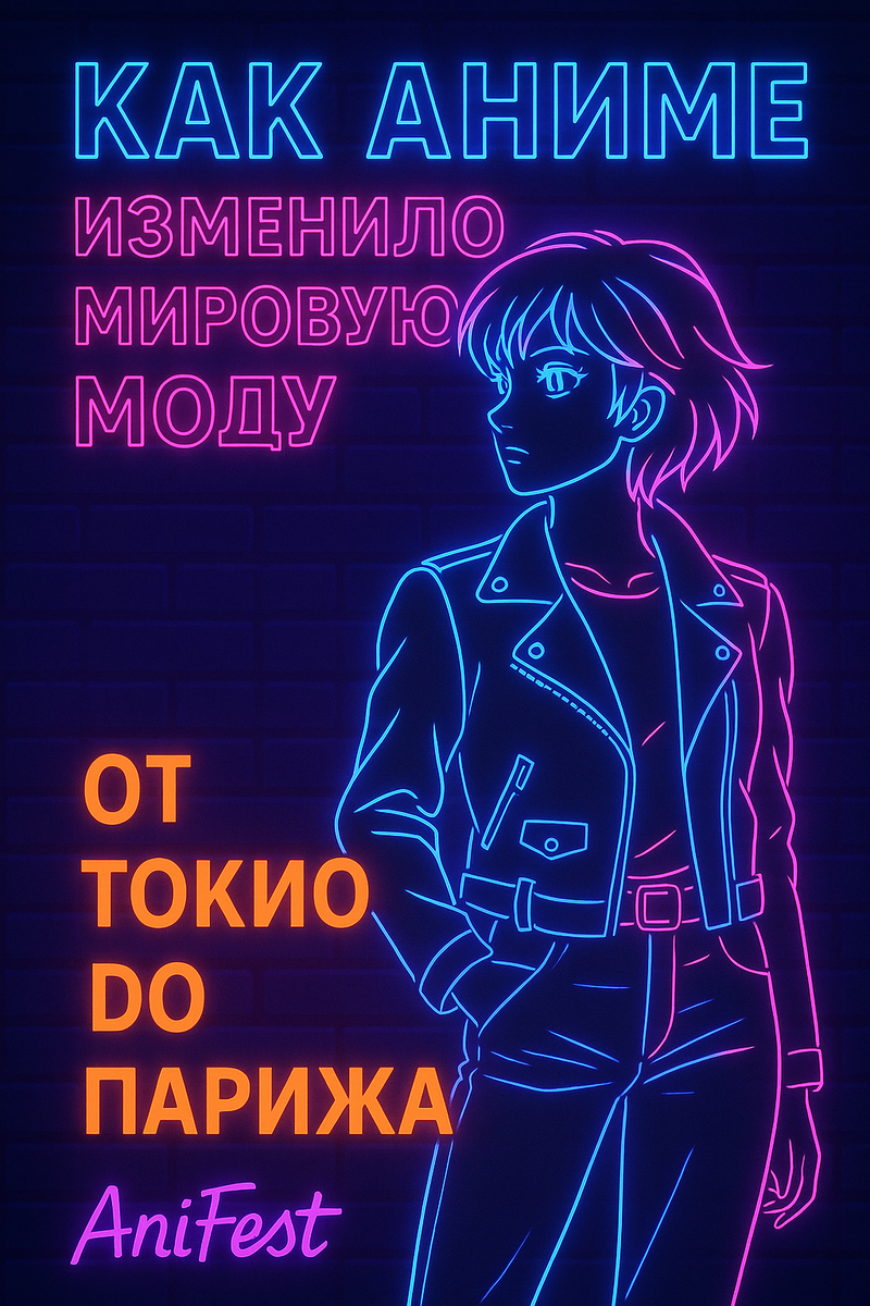 Сегодня уличная мода — это не только подиумы и бренды, но и… аниме. Что носит герой на экране, то завтра окажется на улицах Гаруджику, Парижа или Нью-Йорка. Стиль персонажей стал вдохновением не только для косплееров, но и для дизайнеров с мировым именем. Давай разберёмся, как именно японская анимация оказала влияние на глобальную fashion-сцену.