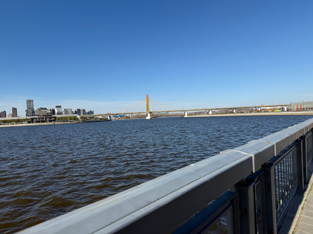 Фото автора. Набережная Казанки в городе Казань