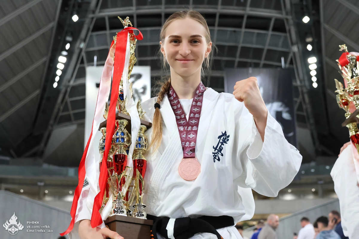 Каратистка Екатерина Козлова - наша звезда, спортивный бренд Мостовского района.