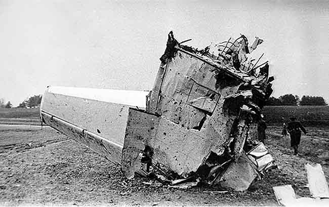 Обломки Ан-26 на месте крушения