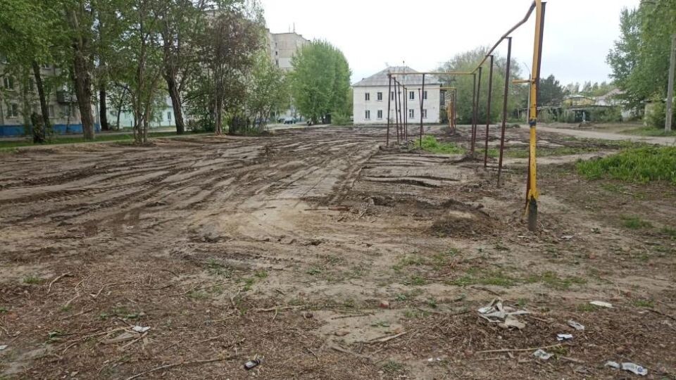    Место, где был дом на ул. Суворова, 5. Источник: barnaul.org