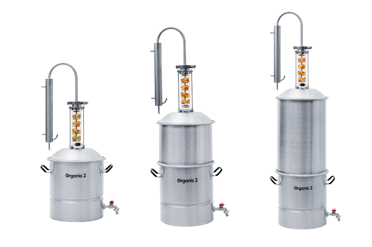 Самогонный аппарат Organic 2 с модулями на 10, 20 л 