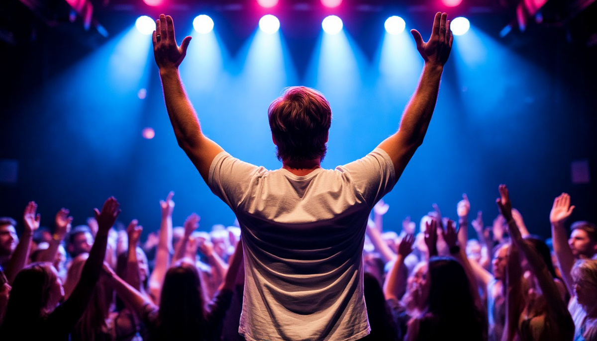 Артистам важно быть в лучах.