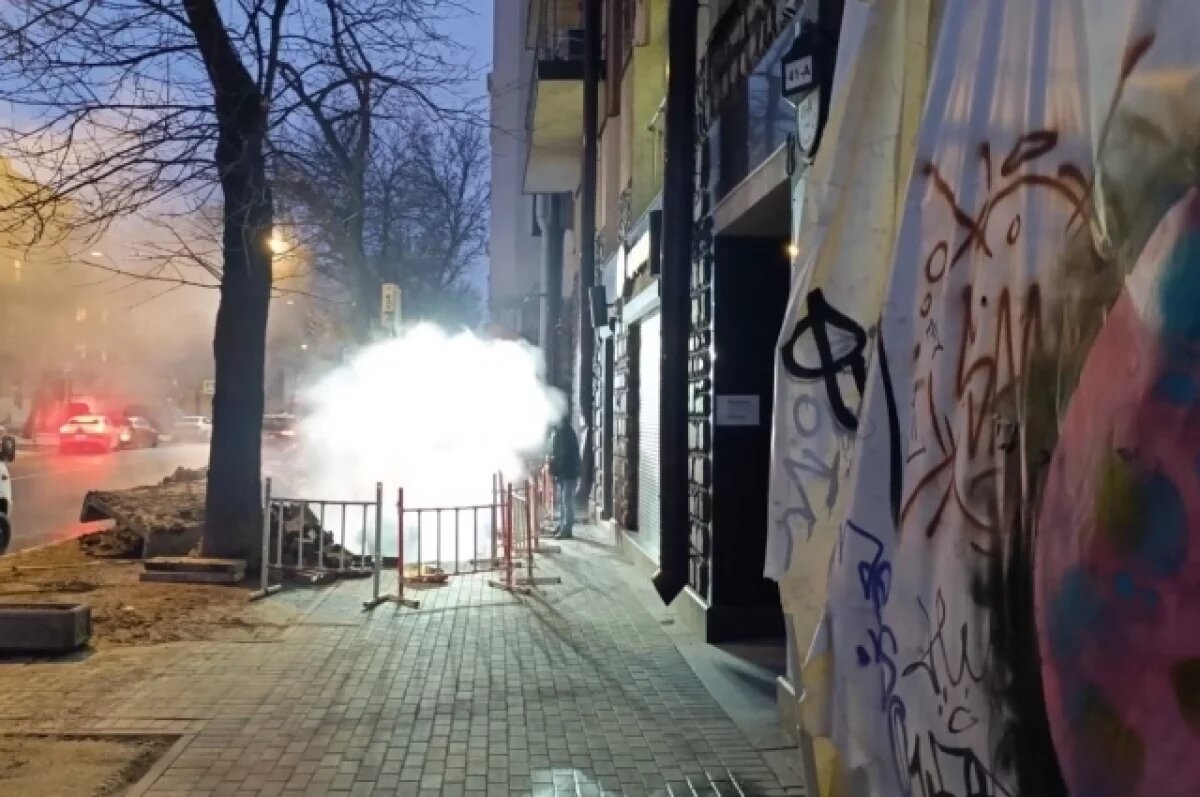    В Омске из-за прорыва на теплотрассе пострадал ребёнок