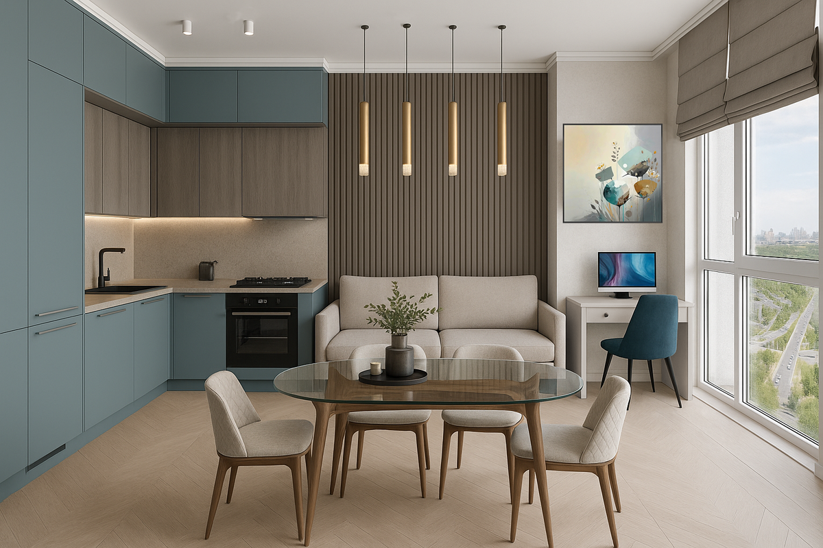 Фотореалистичная визуализация кухни 