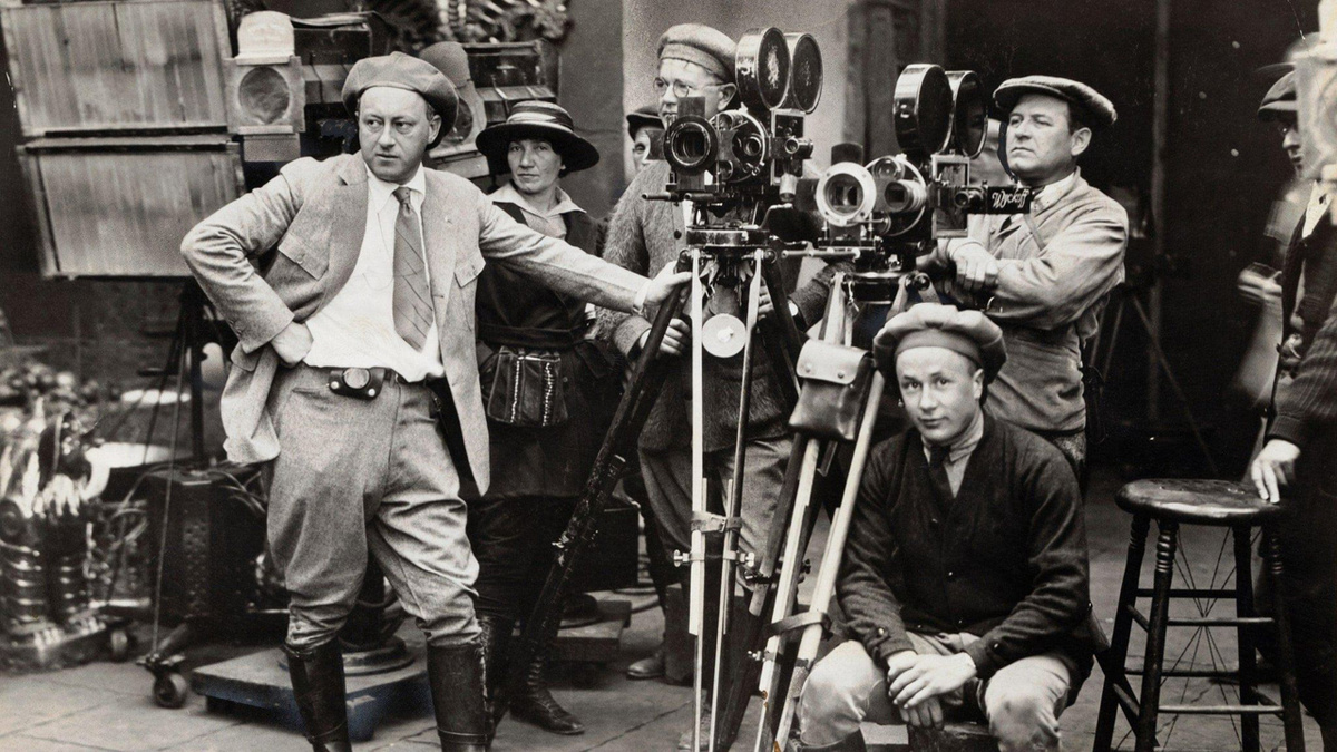 Братья Люмьер снимают свои короткометражки