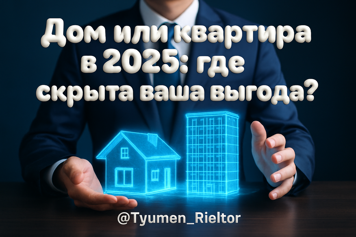    Дом или квартира в 2025: где скрыта ваша выгода? Святослав Шакин