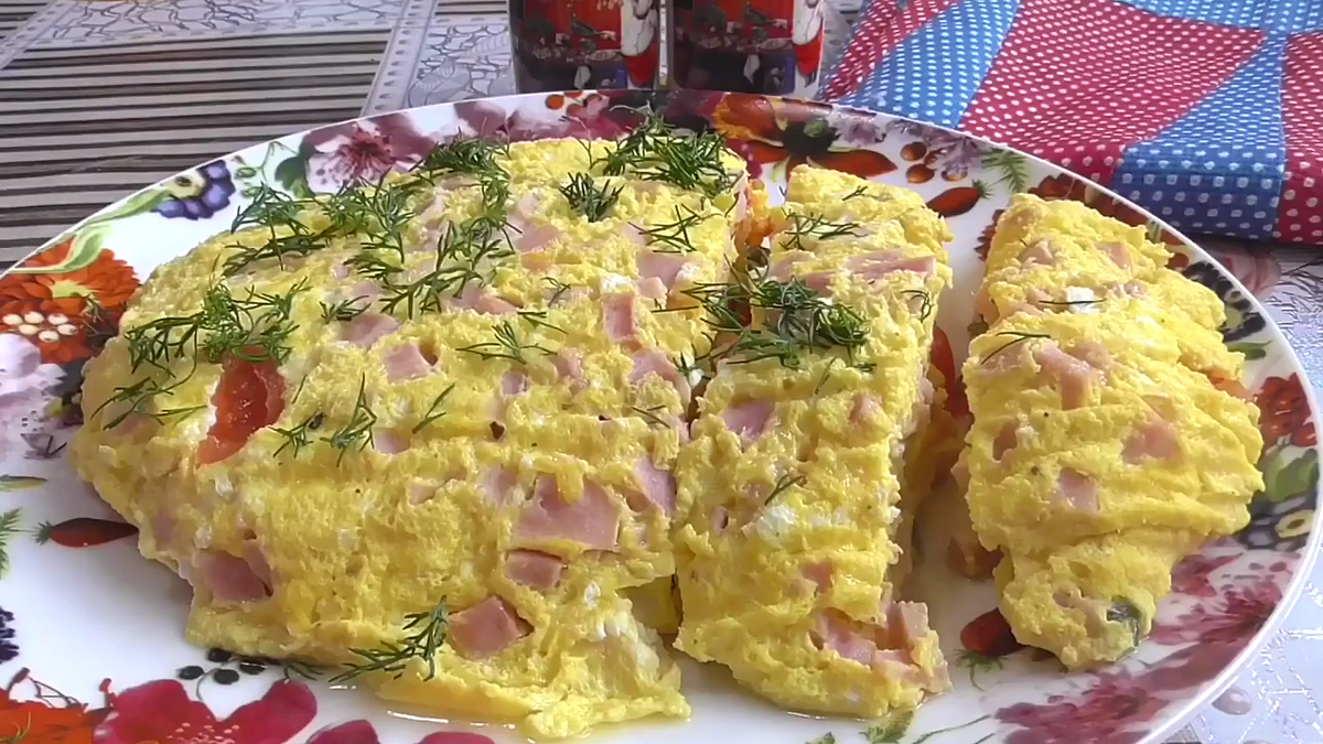 Омлет в рукаве