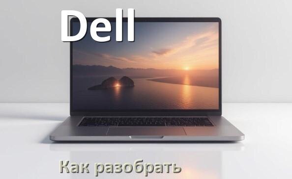 
Как разобрать ноутбук Dell и почистить самому