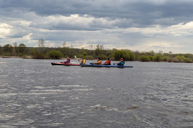    Кировские студенты преодолели 100 км на байдарках