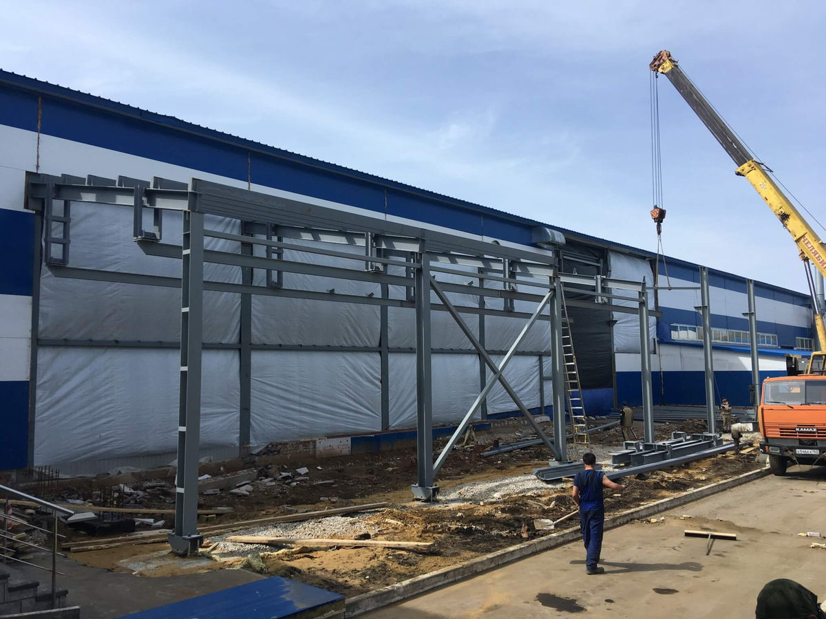 Монтаж металлоконструкций от ВСК