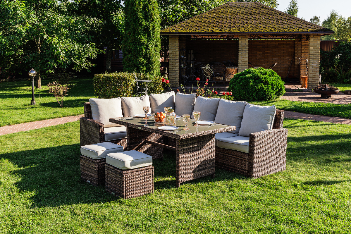 Комплект мебели из искусственного ротанга ZORRO коричневый